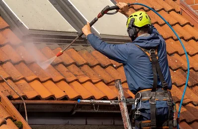 Démoussage et hydrofuge de toiture au Châtelet